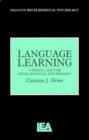 Image for Language Learning : A Special Case for Developmental Psychology?