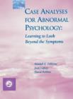 Image for Case Analyses for Abnormal Psychology