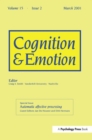 Image for Automatic Affective Processing : A Special Issue of Cognition and Emotion