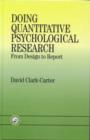 Image for Doing Quantitative Psychological Research