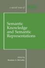 Image for Semantic Knowledge and Semantic Representations