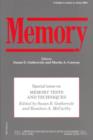 Image for Memory Tests and Techniques : A Special Issue of Memory