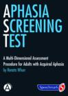Image for Aphasia Screening Test (AST) : A Multi-Dimensional Assessment Procedure for Adults with Acquired Aphasia