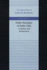 Image for Public Principles of Public Debt -- A Defense &amp; Restatement