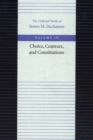 Image for Choice, Contract &amp; Constitutions