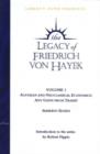 Image for Legacy of Friedrich von Hayek DVD, Volume 1