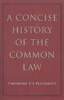 Image for A concise history of the common law