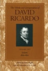 Image for Works &amp; correspondence of David RicardoVolume 8,: Letters, 1819-1821