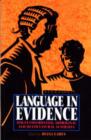 Image for Language in evidence  : issues confronting aboriginal &amp; multicultural Australia