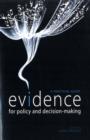 Image for Evidence for Policy and Decision-Making : A Practical Guide