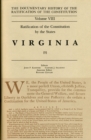 Image for Ratification of the Constitution by the States : Virginia