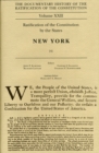 Image for The Documentary History of the Ratification of the Constitution : No. 4 : Ratification by the States: New York