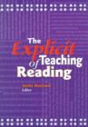 Image for The Explicit Teaching of Reading