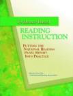 Image for Evidence-based Reading Instruction : Putting the National Reading Panel Report into Practice