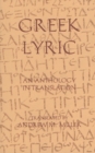 Image for Greek Lyric : An Anthology in Translation