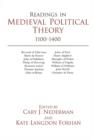 Image for Readings in Medieval Political Theory: 1100-1400