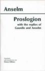 Image for Proslogion : With the Replies of Gaunilo and Anselm