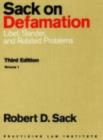 Image for Sack on Defamation