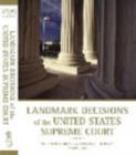 Image for Landmark Decisions of the United States Supreme Court