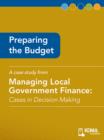 Image for Preparing the Budget: Cases in Decision Making