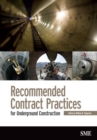 Image for Recommended Contract Pratices for Underground Construction