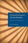 Image for Reading Hemingway&#39;s &quot;&quot;The Sun Also Rises