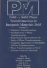 Image for Proceedings of an International Conference on Solid- Solid Phase Transformations in Inorganic Materials 2005