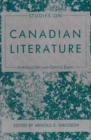 Image for Studies on Canadian Literature