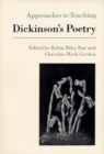 Image for Approaches to Teaching Dickinson&#39;s Poetry
