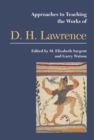 Image for Approaches to Teaching the Works of D H Lawrence