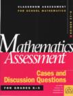 Image for Mathematics Assessment : Cases and Discussion Questions for Grades K-5