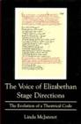 Image for The Voice Of Elizabethian Stage Directions