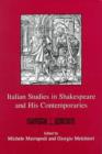 Image for Italian Studies In Shakespeare and His Contemporaries