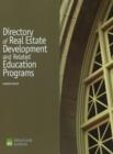 Image for Directory of Real Estate Development and Related Education Programs