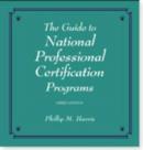 Image for Guide to National Professional Certification Programs
