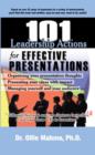 Image for 101 Leadership Actions for Effective Presentations