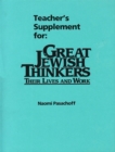 Image for Great Jewish Thinkers - Teaching Guide