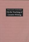 Image for On the Teaching of Creative Writing