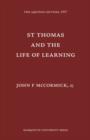 Image for St. Thomas and the Life of Learning