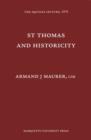 Image for St. Thomas and Historicity
