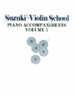 Image for SUZUKI VIOLIN SCHOOL VOL5 PIANO ACC
