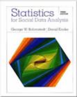 Image for Statistics for Social Data Analysis