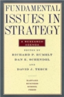 Image for Fundamental Issues in Strategy : A Research Agenda