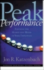 Image for Peak performance  : aligning the hearts and minds of your employees