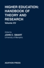 Image for Higher Education: Handbook of Theory and Research 15
