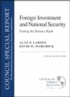 Image for Foreign Investment and National Security : Getting the Balance Right