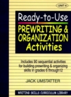 Image for Ready-to-Use Prewriting and Organization Activities