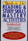 Image for Ready-to-Use Reading &amp; Study Skills Mastery Activities