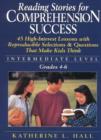 Image for Reading Stories for Comprehension Success : Grades 4-6