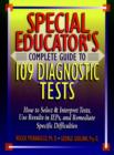 Image for Special Educator&#39;s Complete Guide to 109 Diagnostic Tests